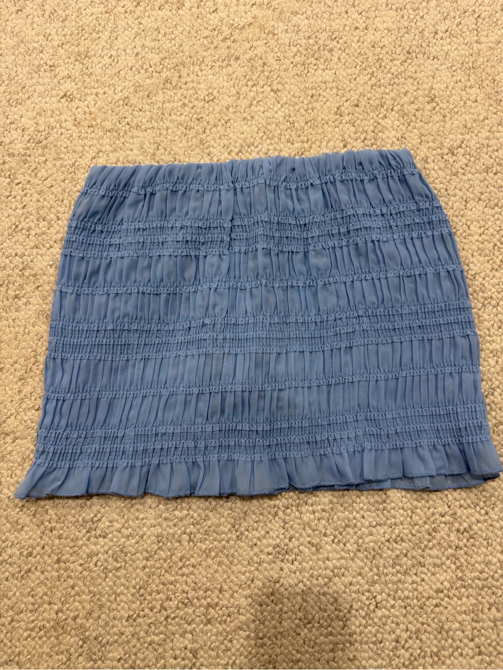 Blue Mini Skirt